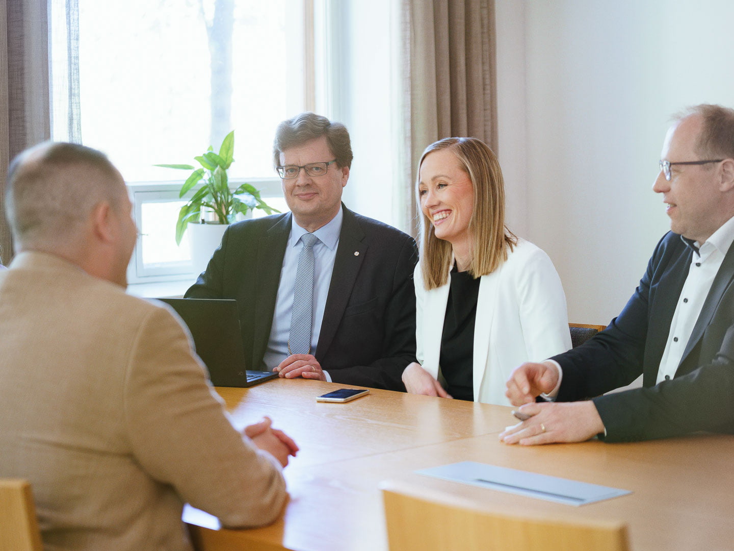 Our lawyers in a meeting